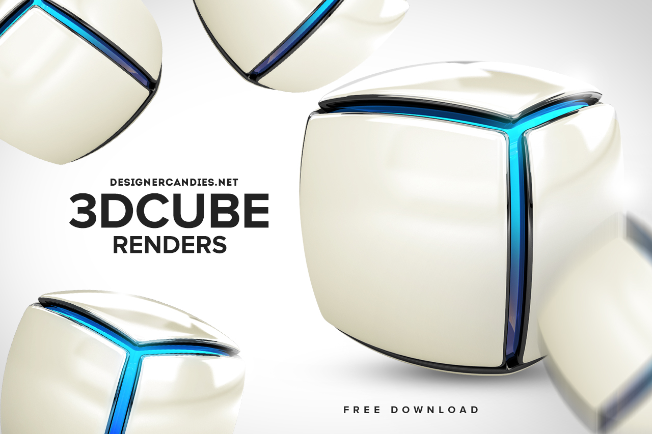 Free Stylish Cube Renders