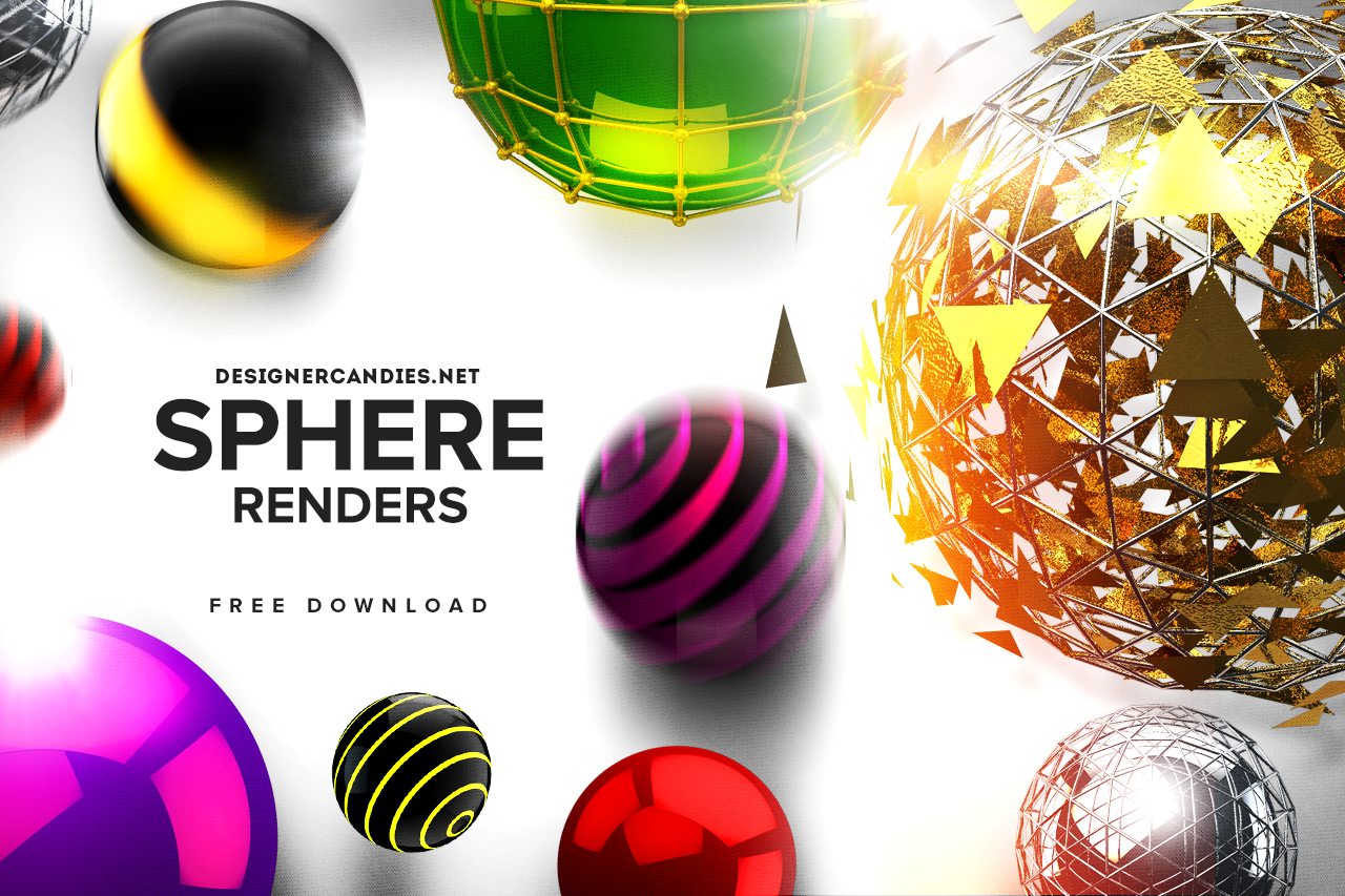 Free Sphere Renders Pack