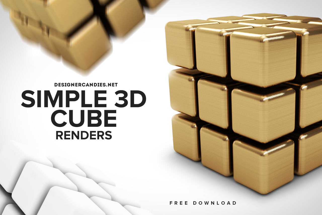 Free Simple Cube Renders