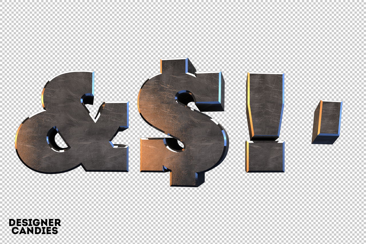 Free 3D Letter Renders