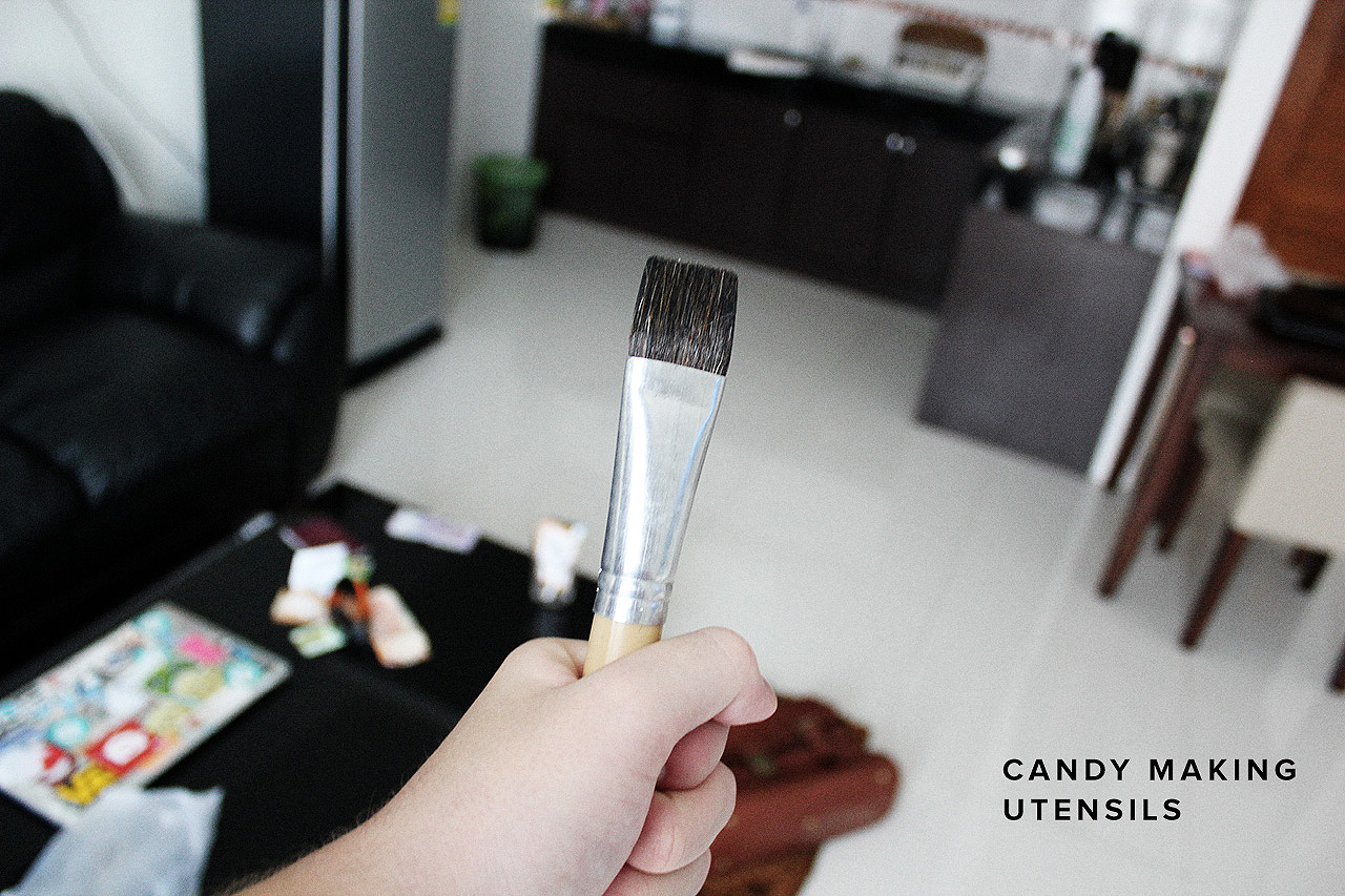 An actual brush was used!