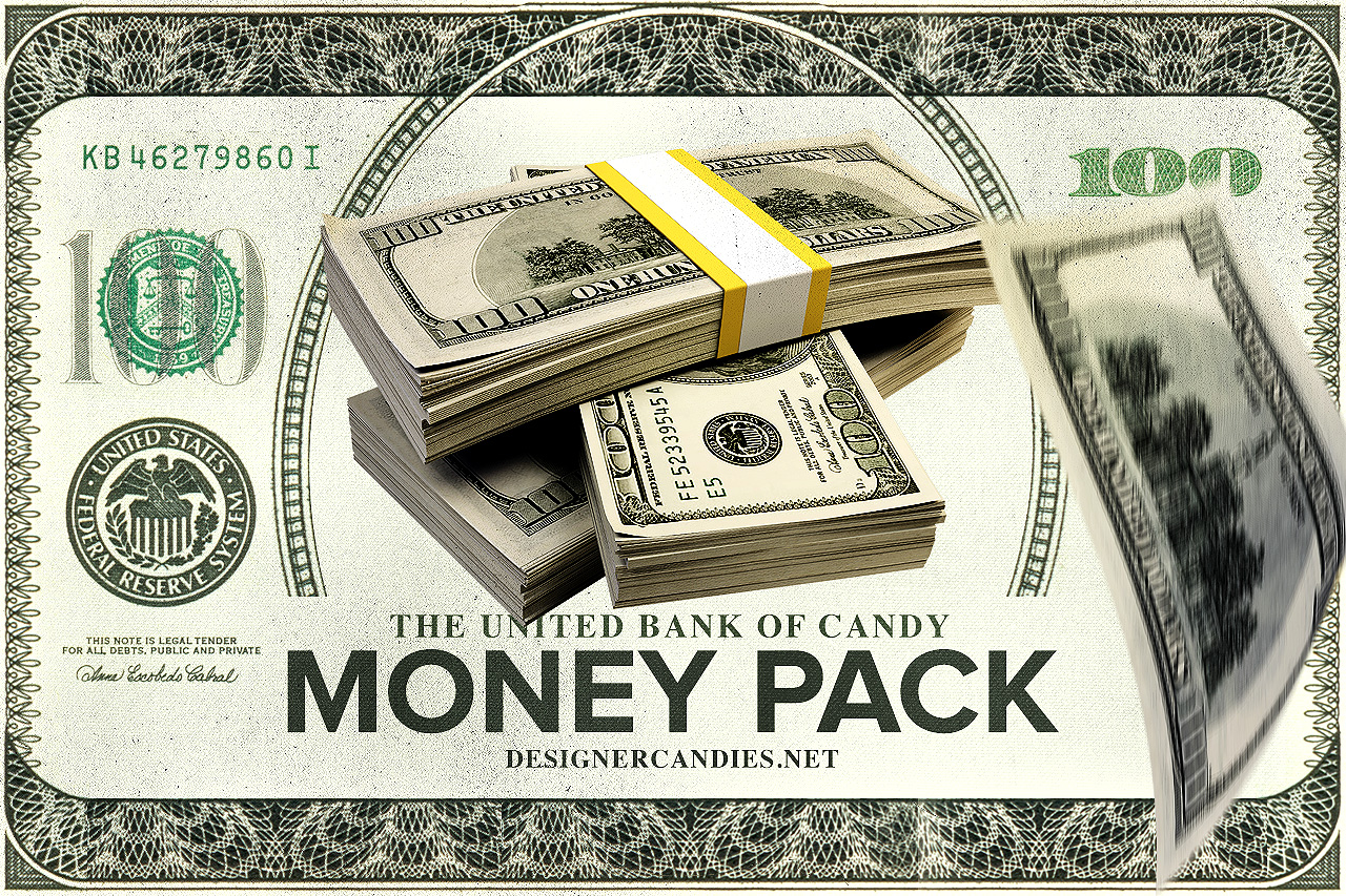 Money Stacks & Falling Money Pack