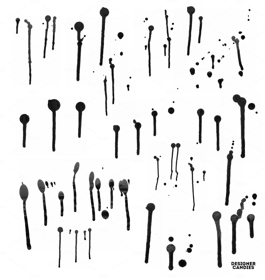Dripping Brushes for Photoshop