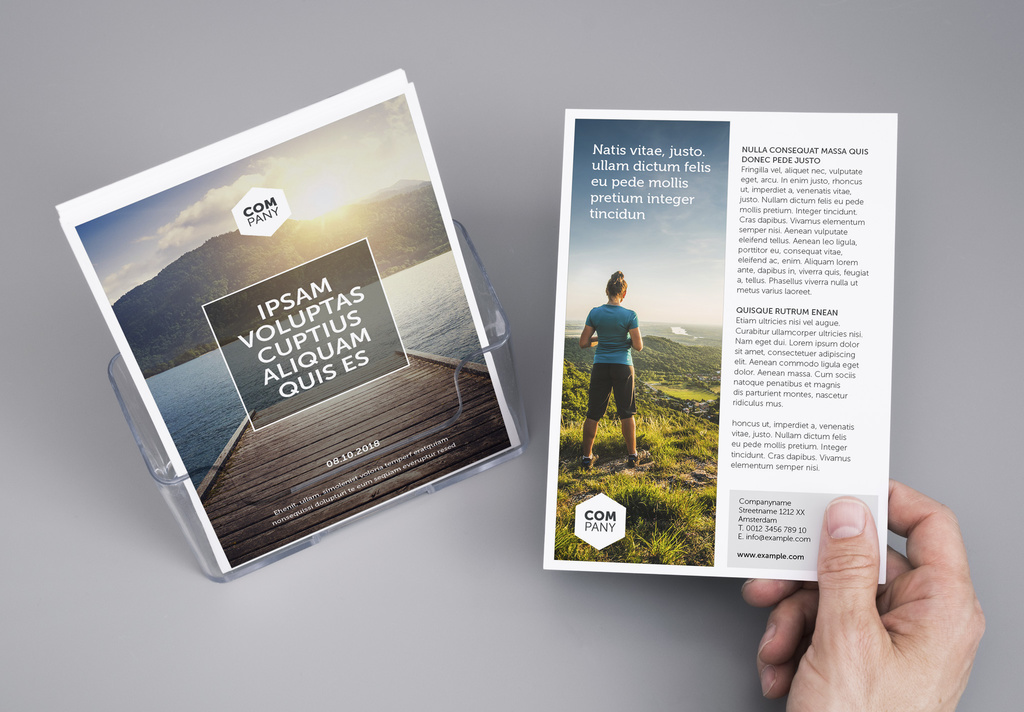 InDesign Flyer Template with Photo Placeholder