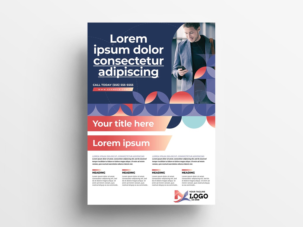Modern Corporate InDesign Flyer Template