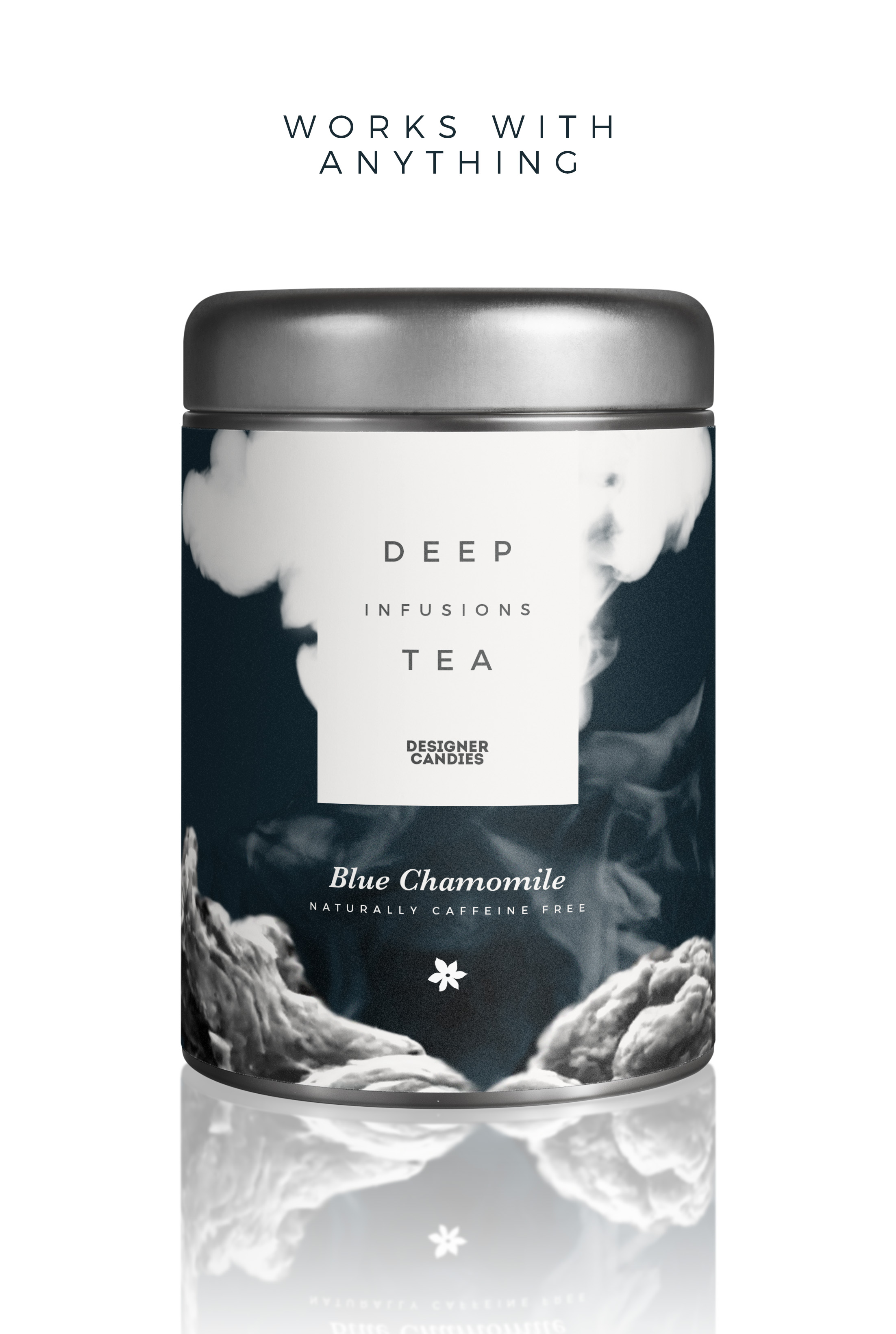 Example mockup using smoke in packaging 