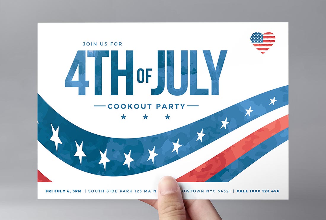 July 4th Flyer Template