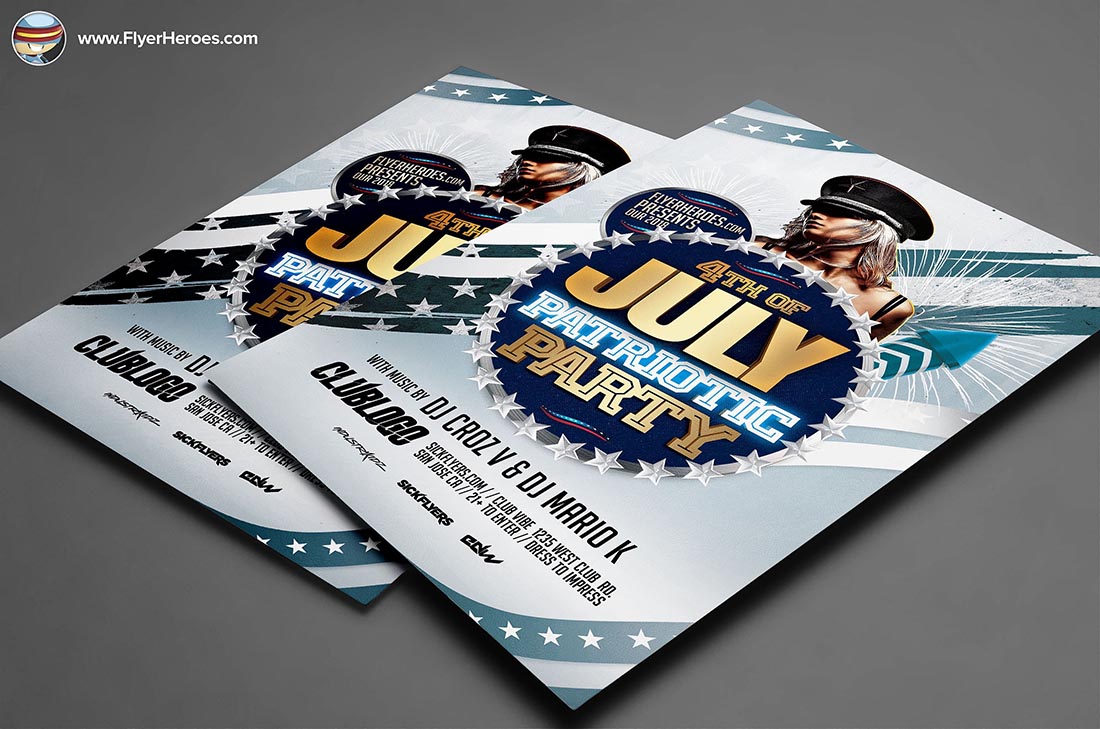 Patriotic Party Flyer Template