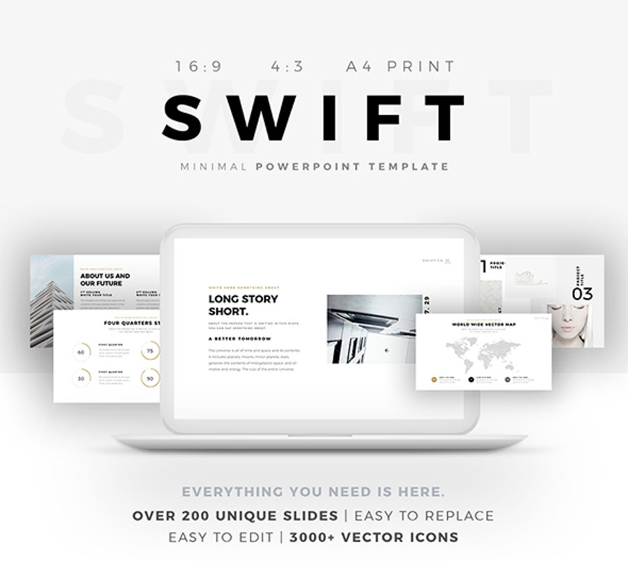 SWIFT Minimal PowerPoint Template