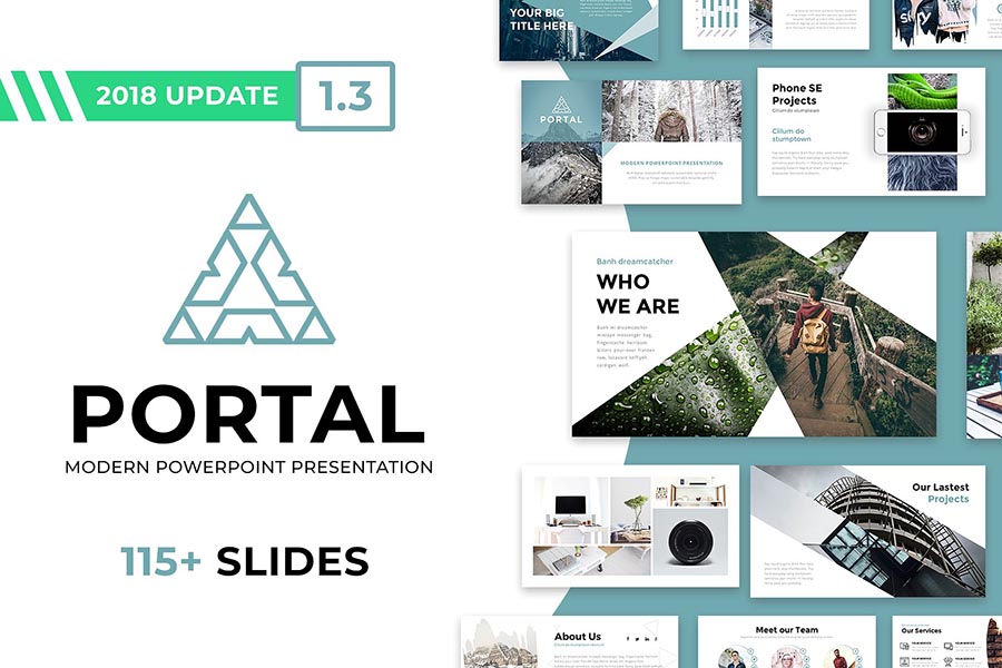 Portal PowerPoint Template