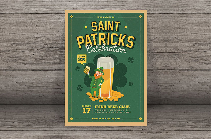 Saint Patrick's Flyer Template