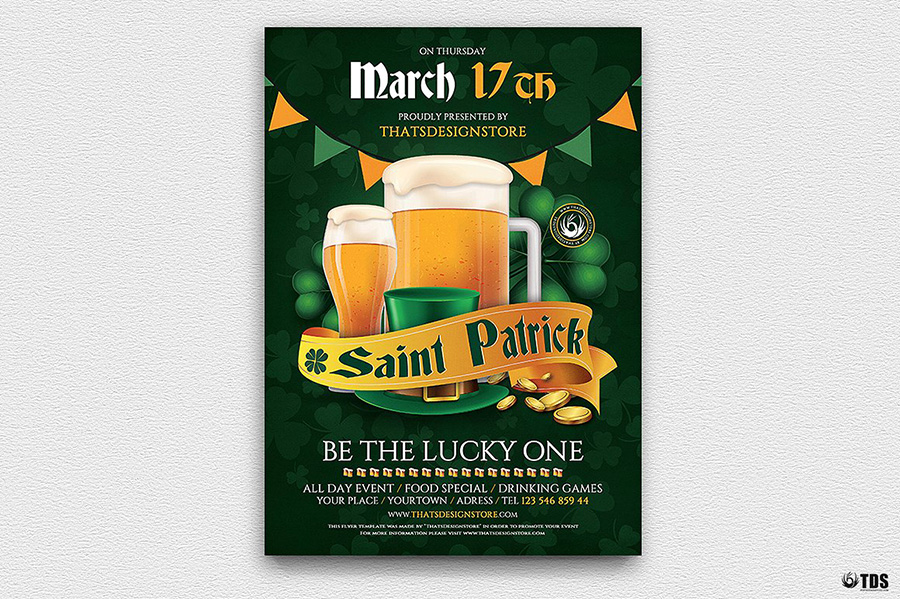 St. Patrick's Day Flyer Template