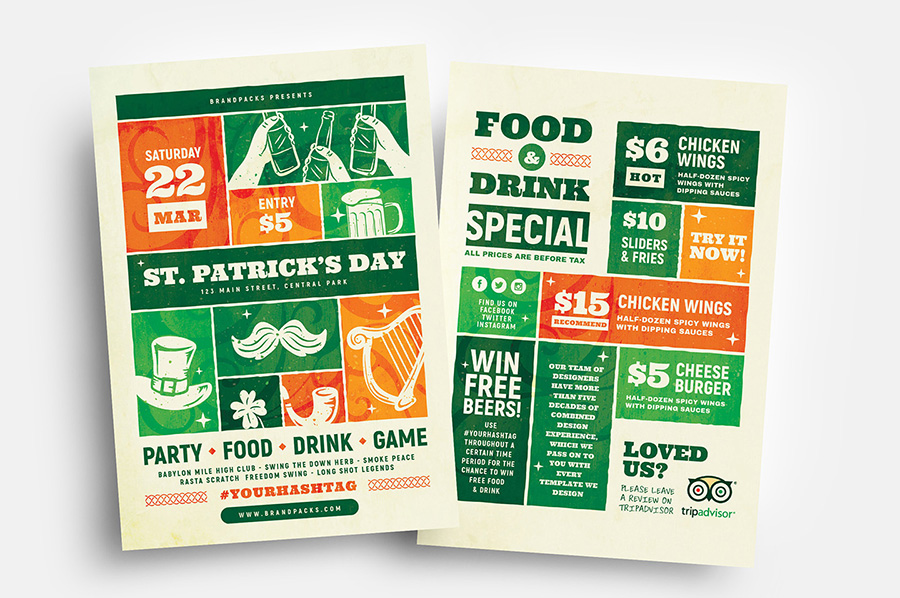 St. Patrick's Day Flyer Templates