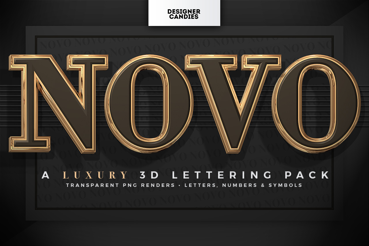 NOVO - Luxury 3D Lettering Pack