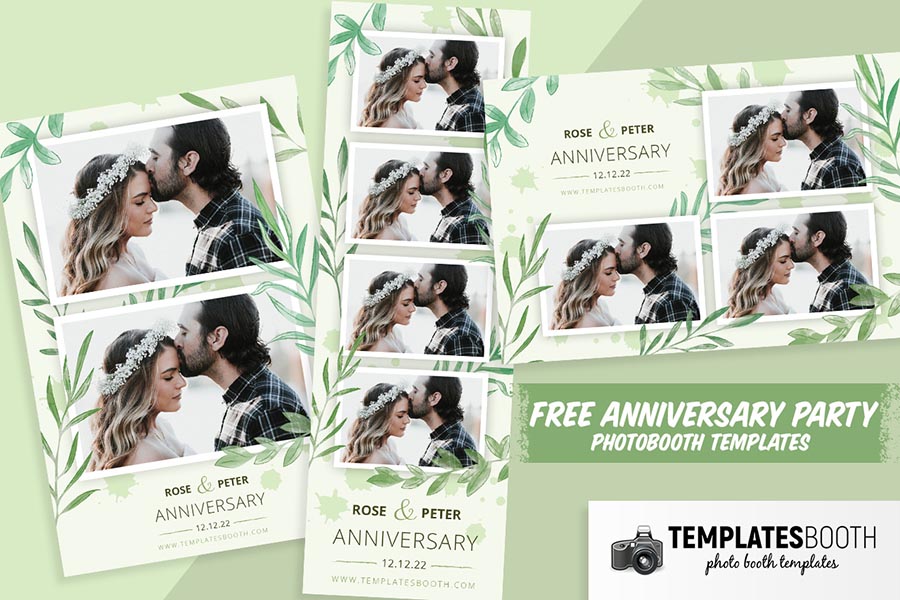 Free Anniversary Photo Booth Templates