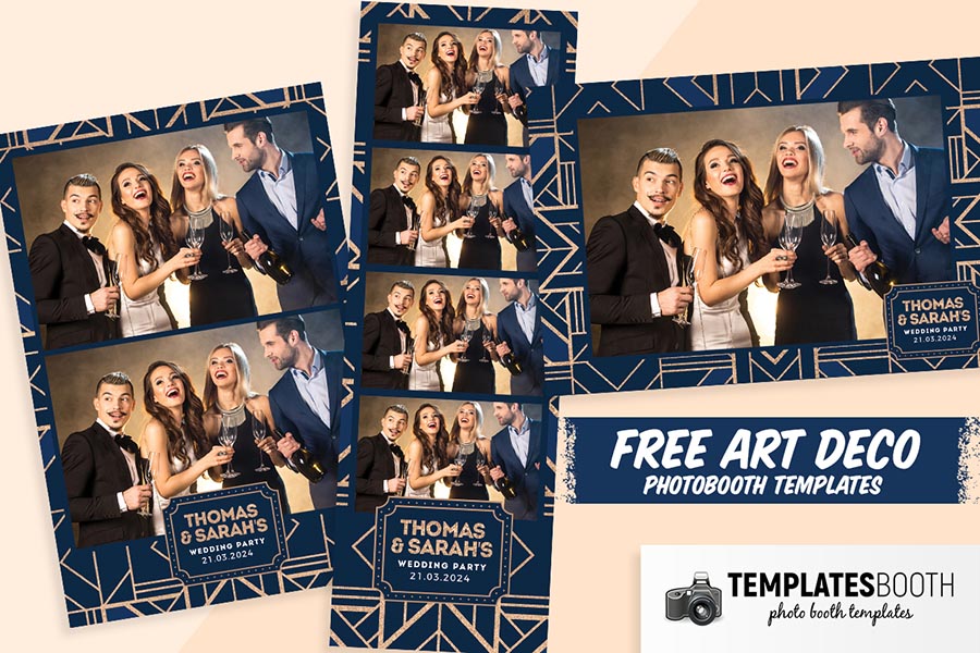 Free Art Deco Photo Booth Templates