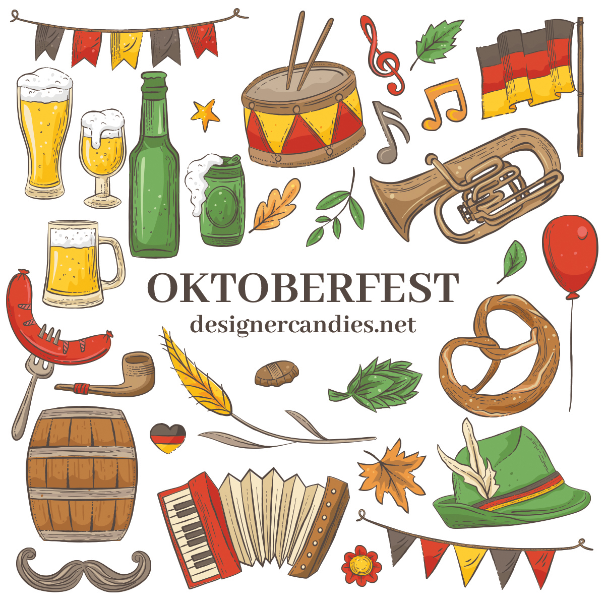 Oktoberfest Illustrations in PSD & Vector