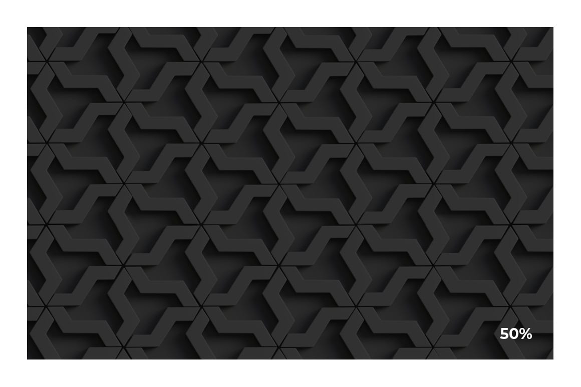 3D Matte Black Pattern for Photoshop