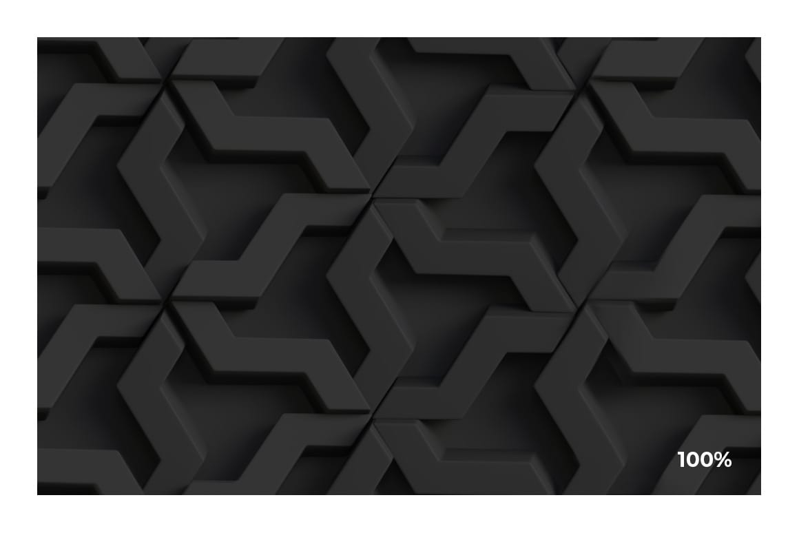 3D Matte Black Pattern for Photoshop