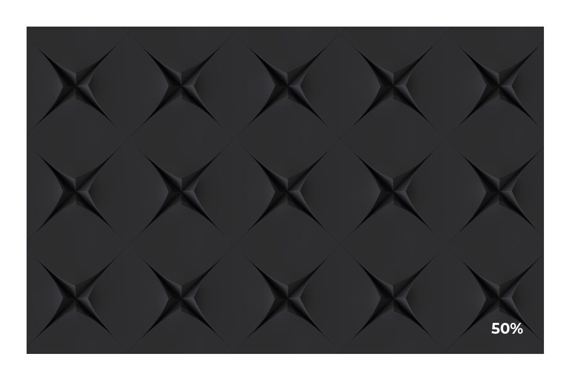 3D Matte Black Pattern for Photoshop