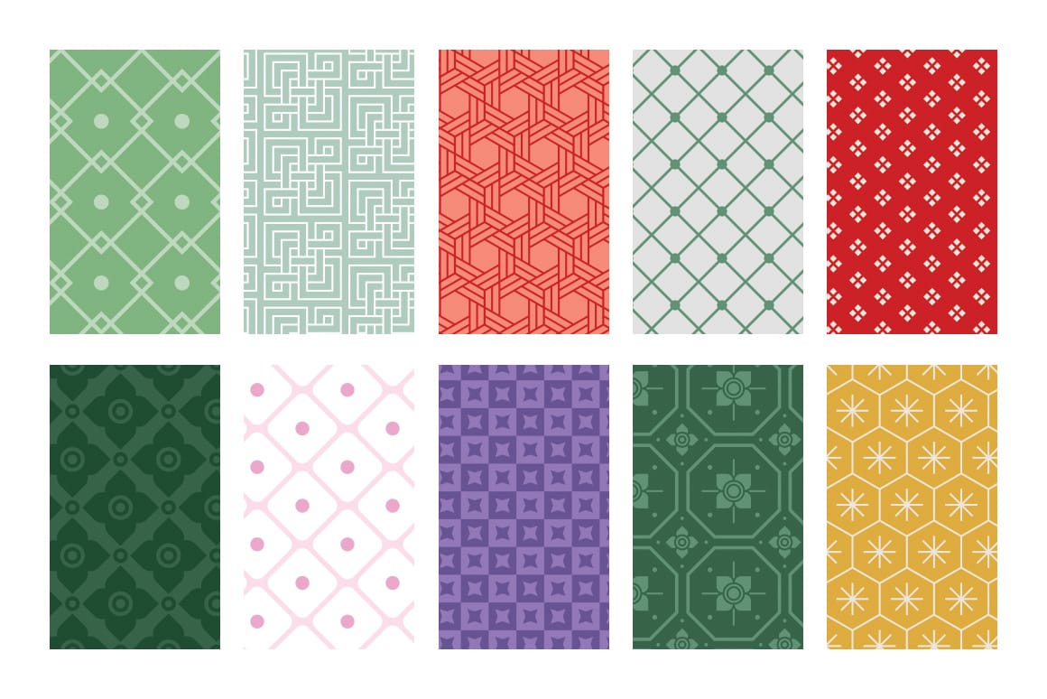 Asian Patterns for Photoshop (Preview)