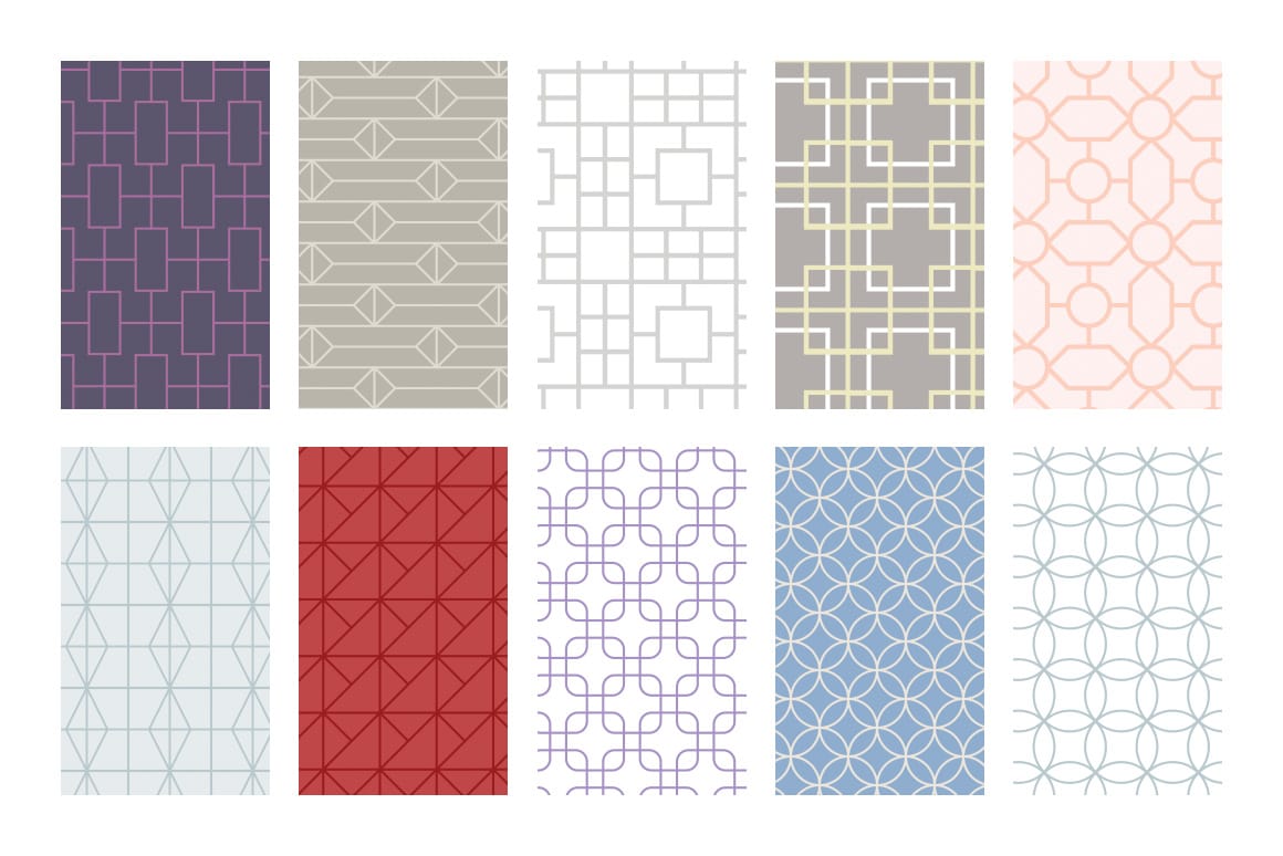 Asian Patterns for Photoshop (Preview)