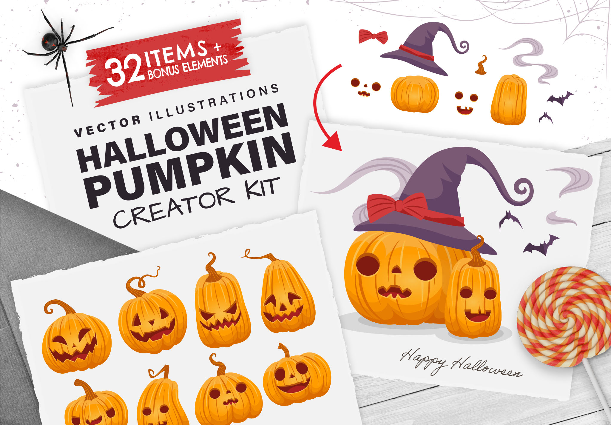 Halloween Pumpkin Creator Kit