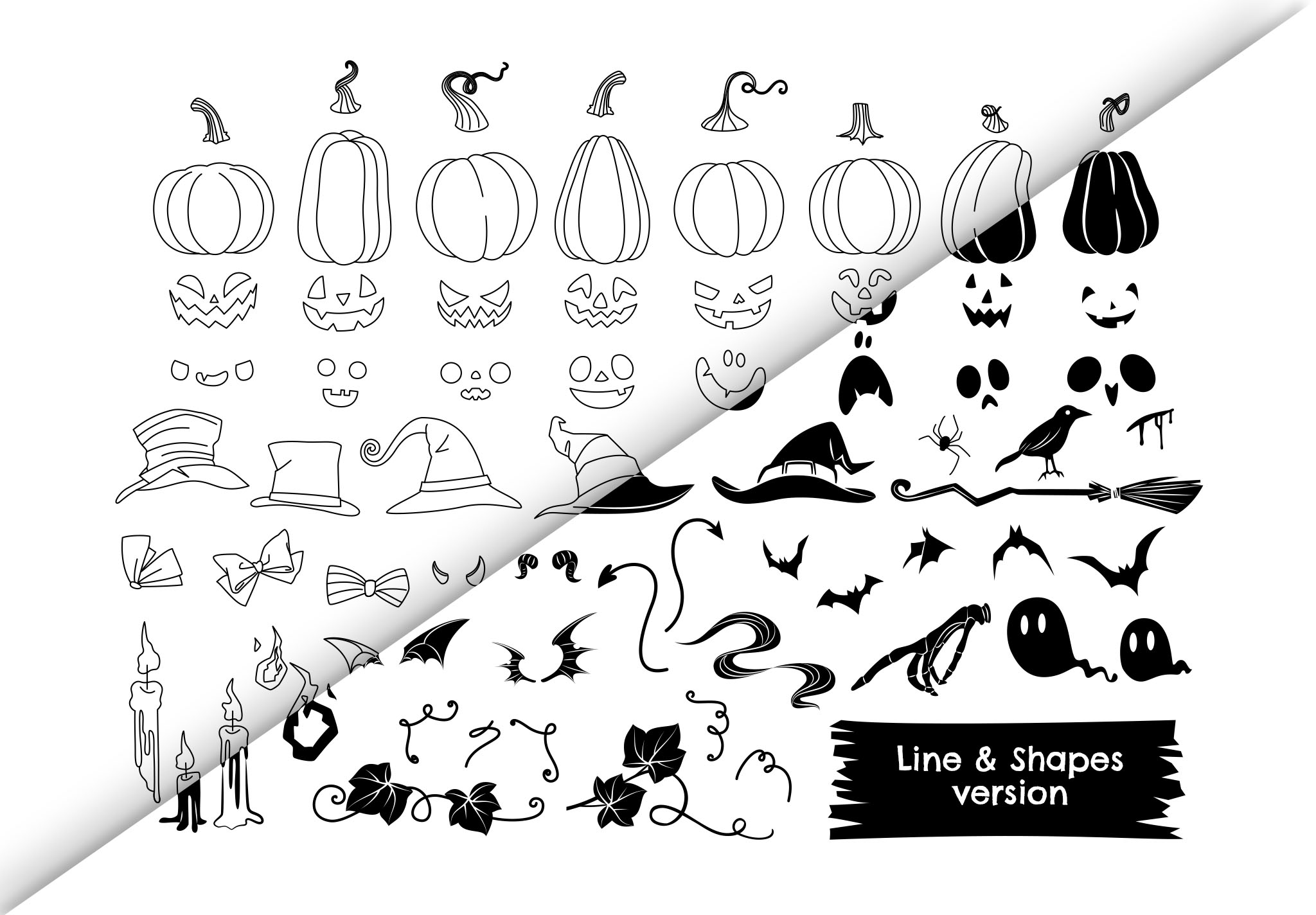 Halloween Pumpkin Vectors