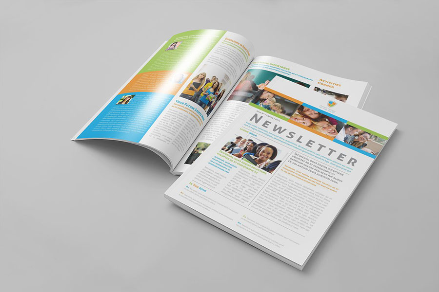 Educational Newsletter Template