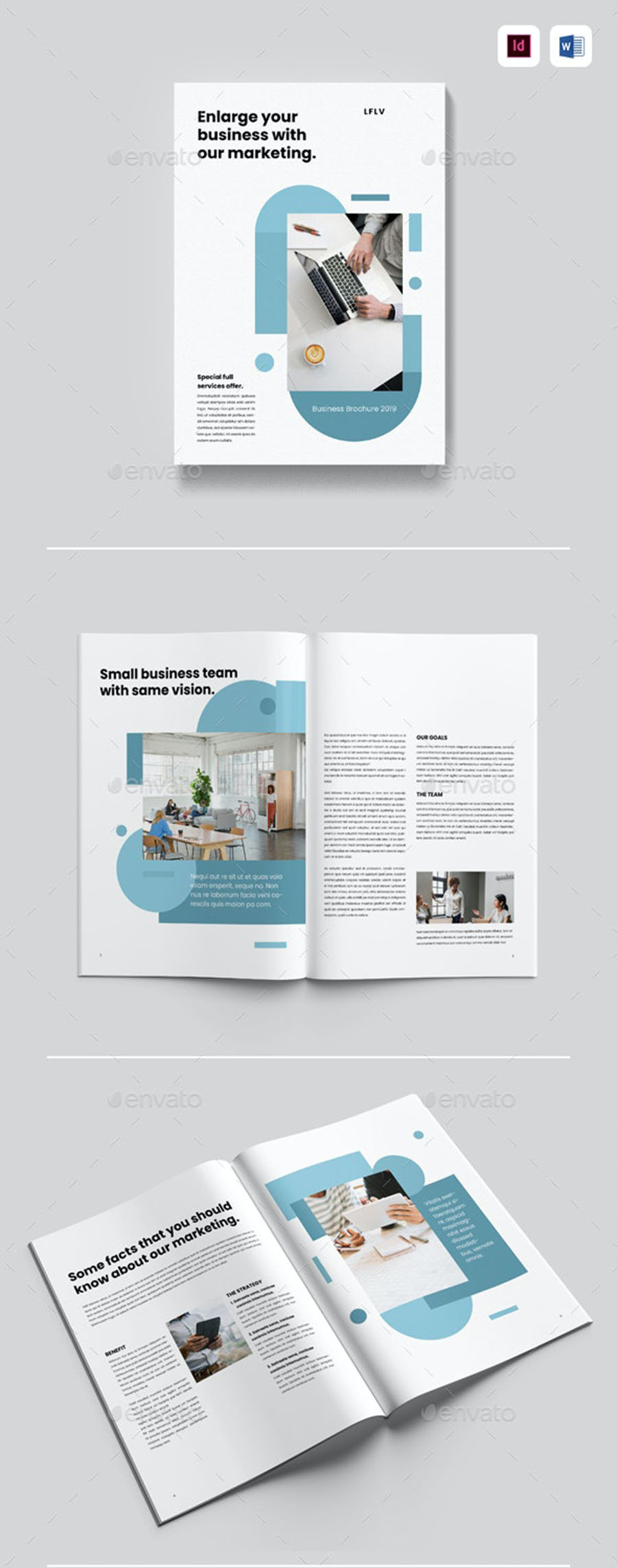 Marketing InDesign Brochure Templates