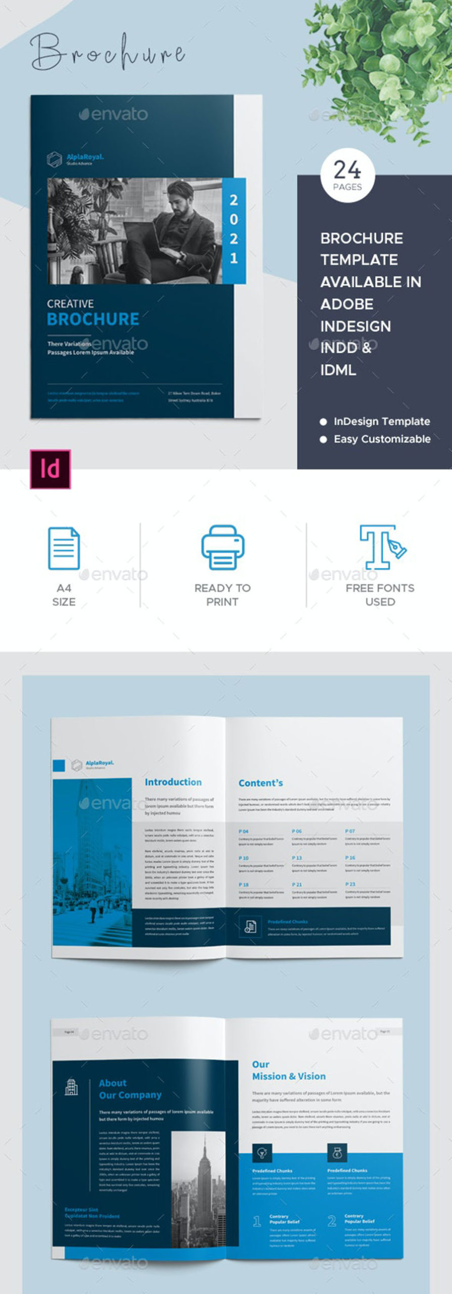 Creative InDesign Brochure Template