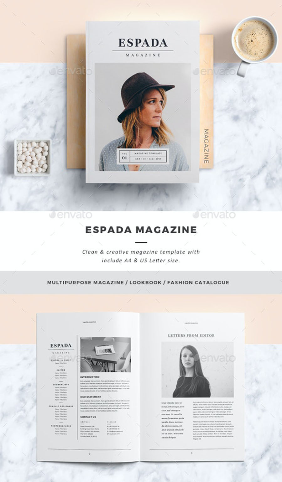 ESPADA InDesign Magazine Template 
