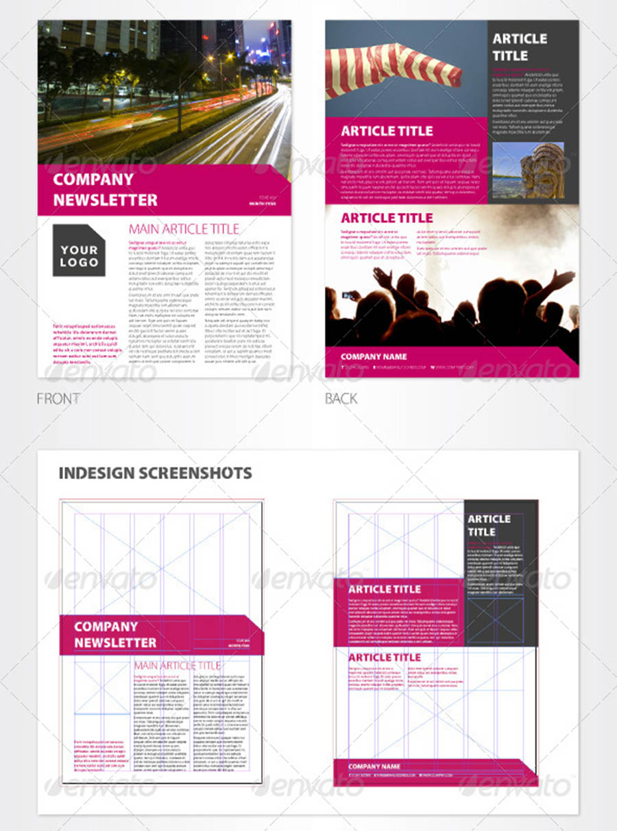 Versatile InDesign Newsletter 