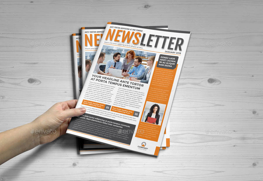 12 InDesign Newsletter Templates 