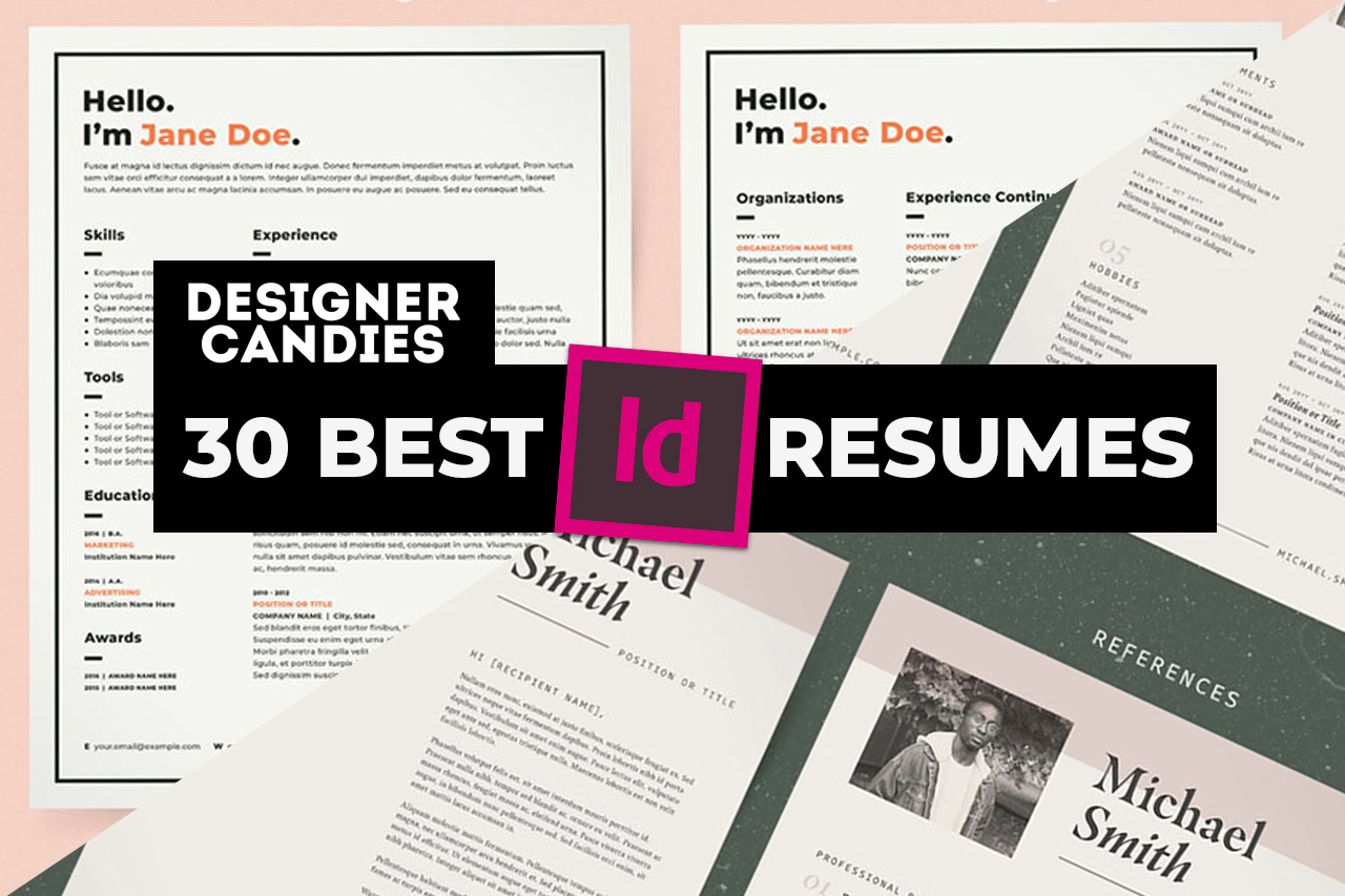 30+ Best InDesign Resume Templates