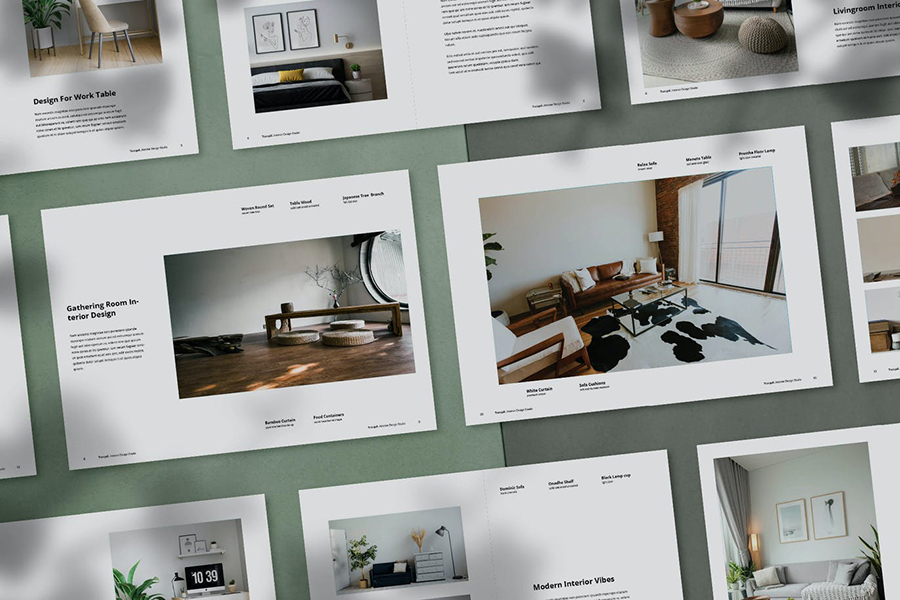 Tranquil Interior Design Portfolio Template