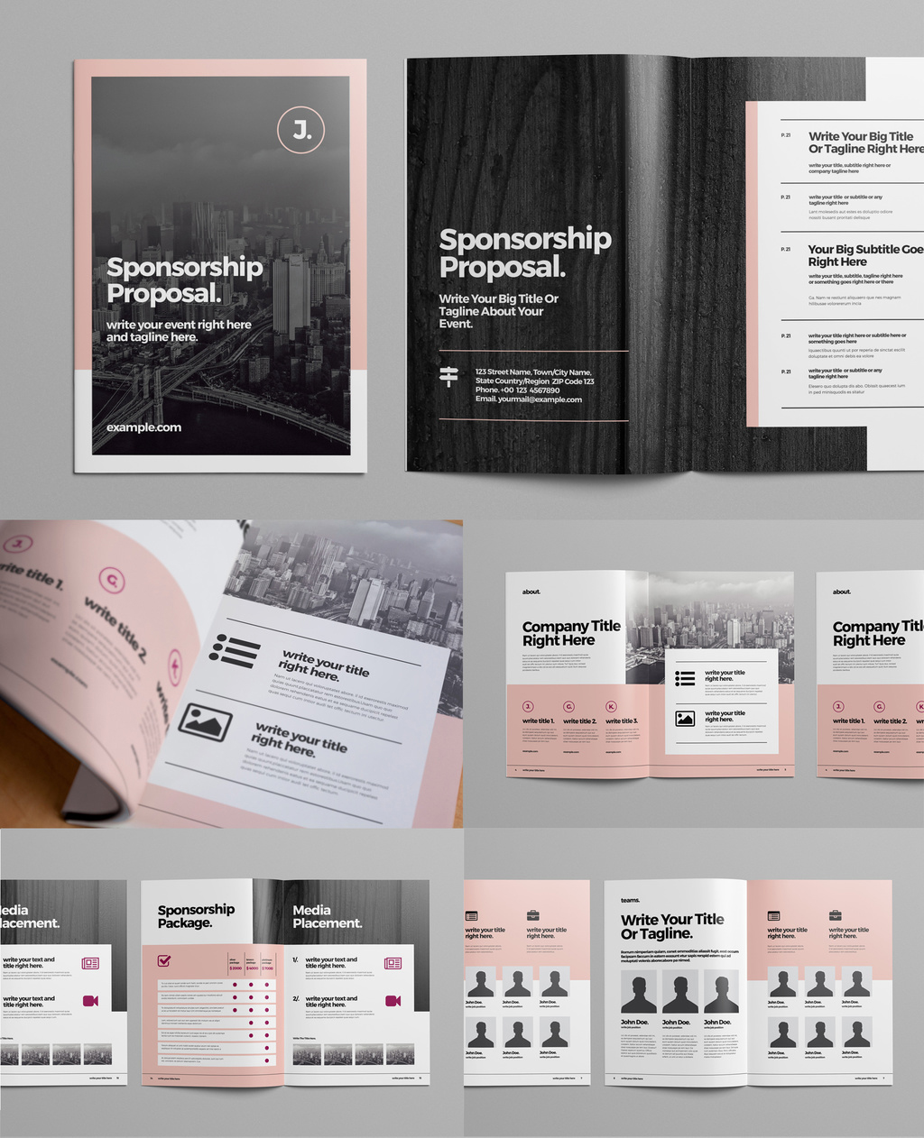 Business Proposal Brochure Layout