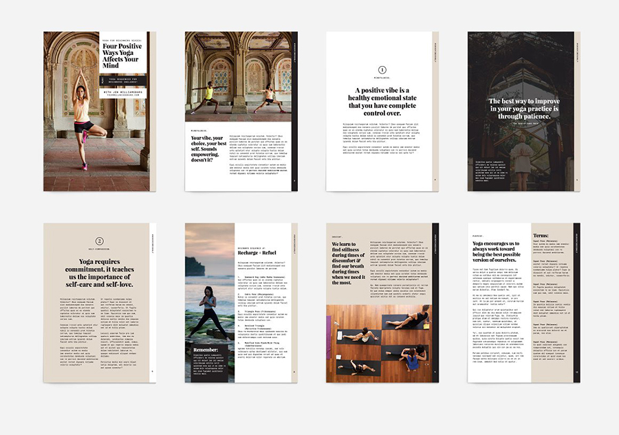 Yoga Modern eBook Template