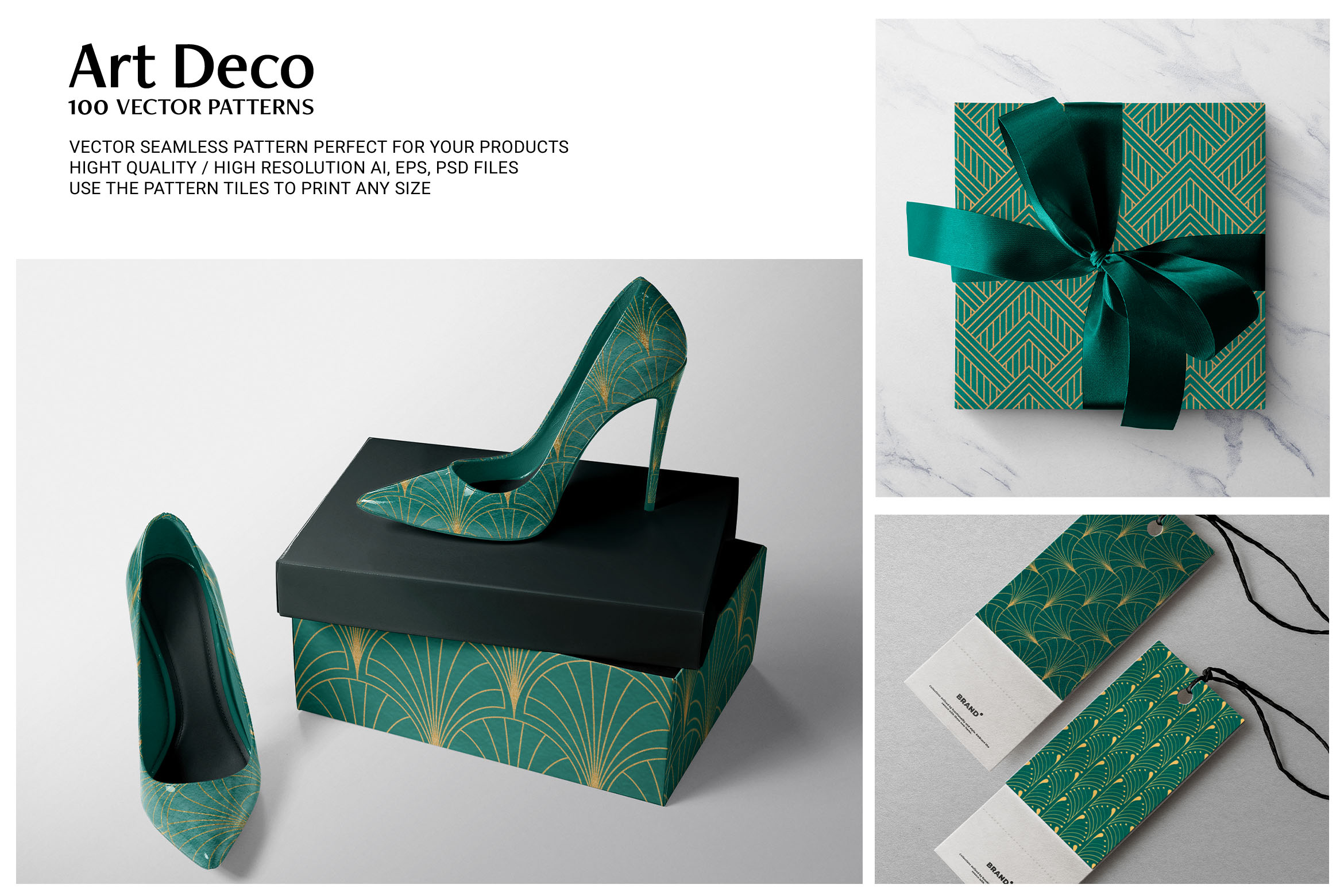 Art Deco Pattern Mockup