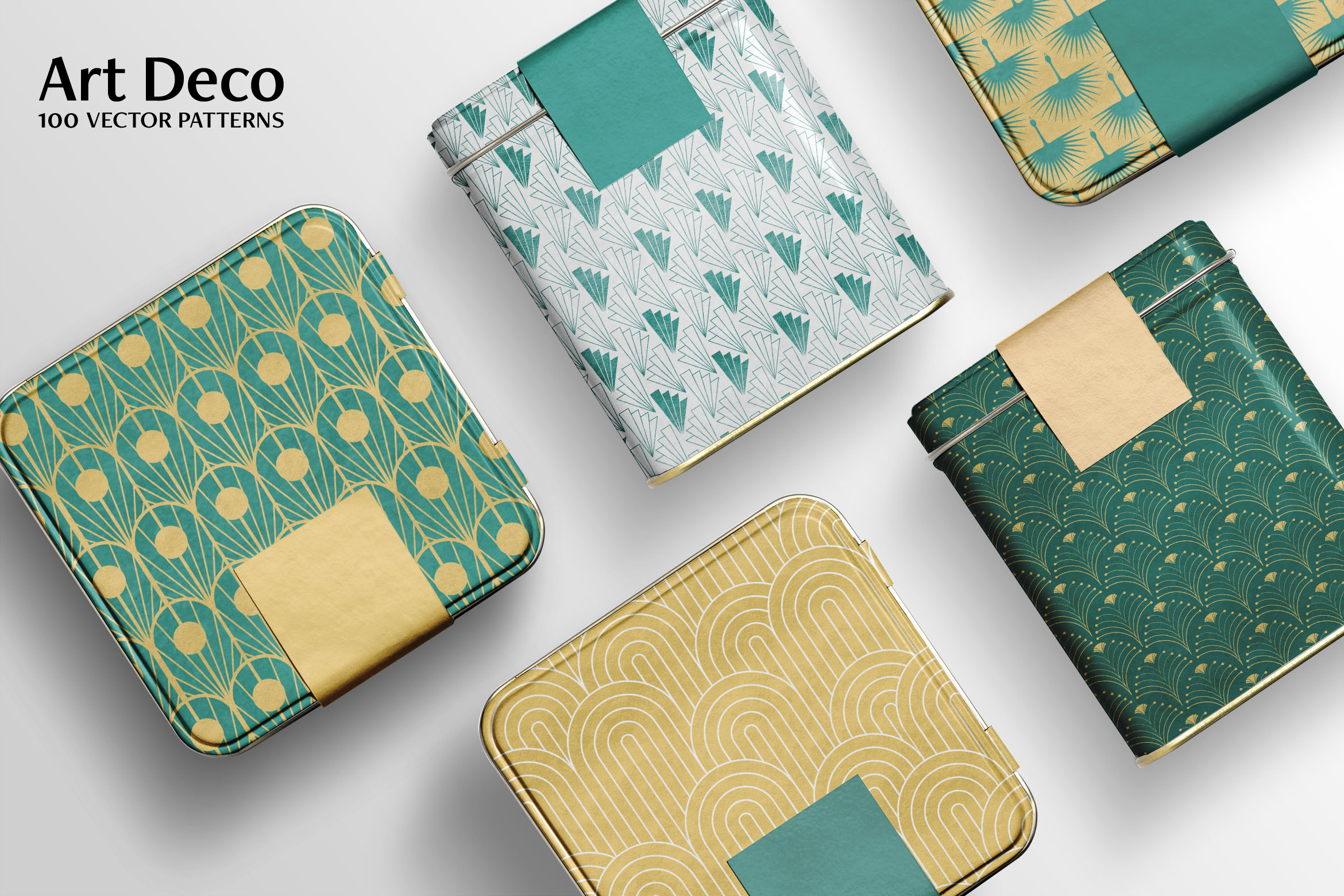 Art Deco Patterns Mockup