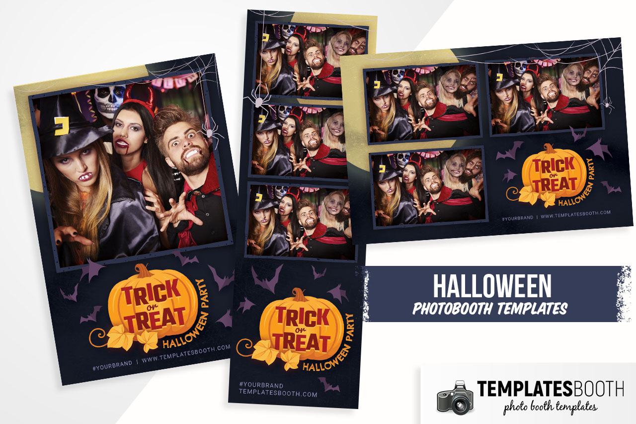 Trick or Treat Photo Booth Template