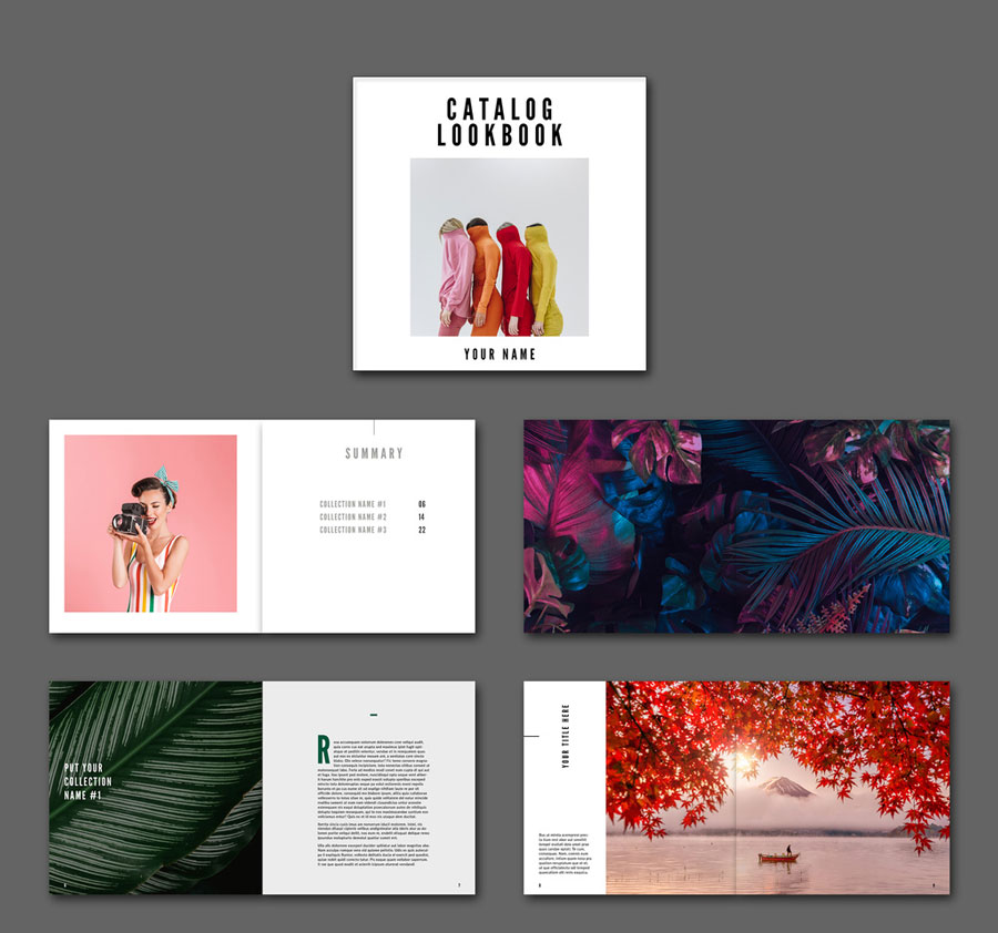 Catalog Lookbook Layout