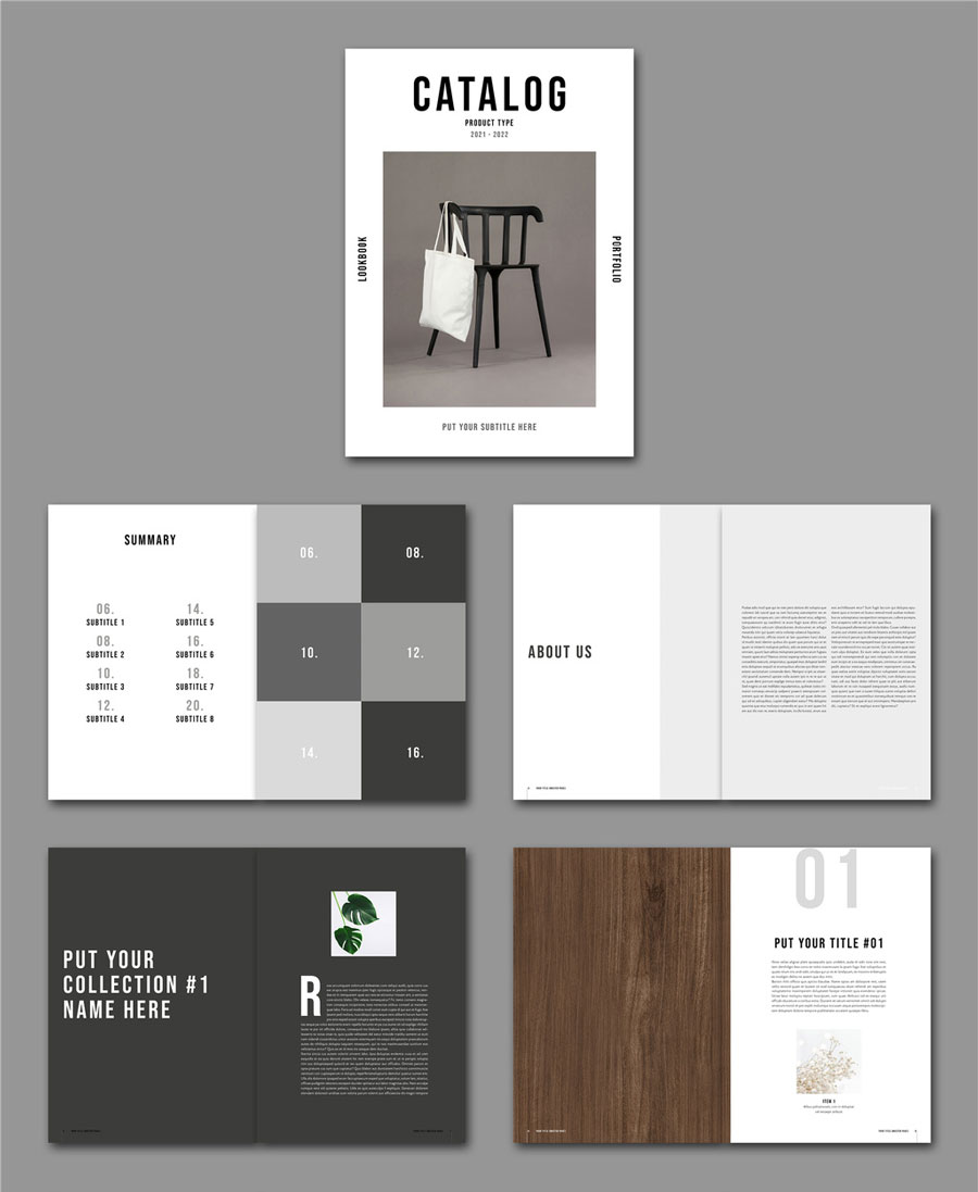 Catalog / Lookbook Layout