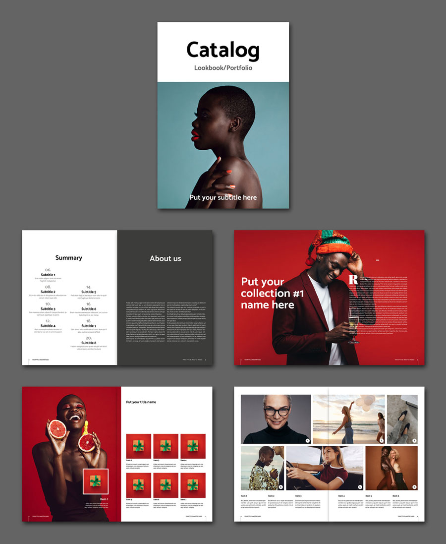 Catalog Lookbook Layout