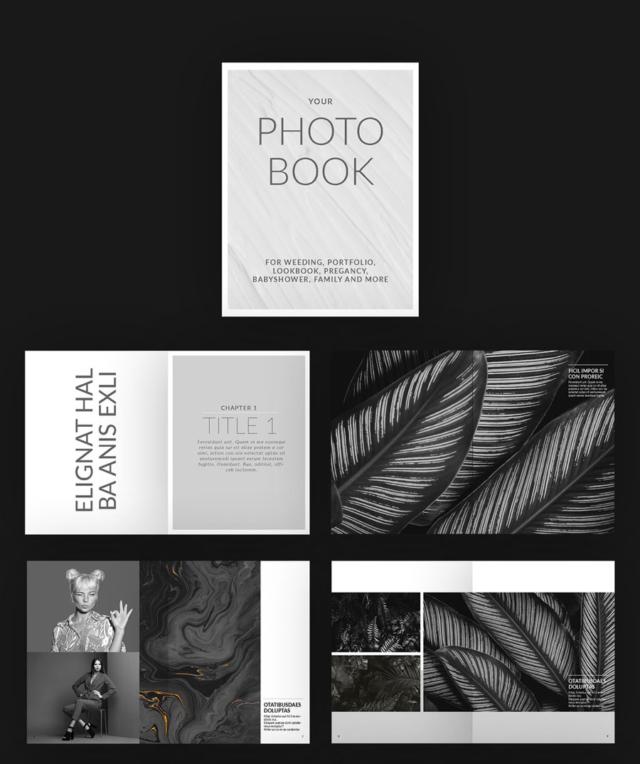 Photo Album Book Layout