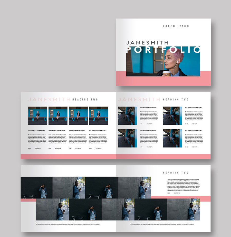 Portfolio Lookbook Layout