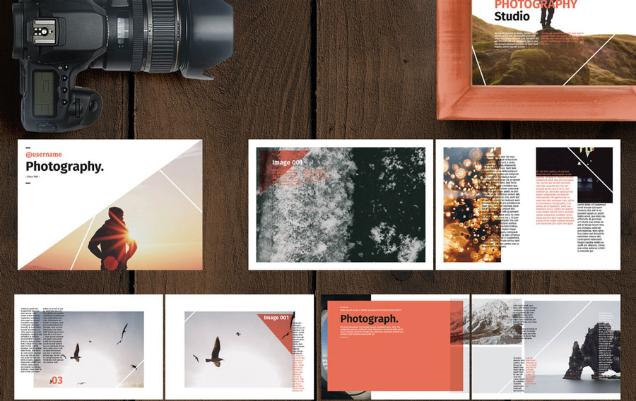 Red and White Photo Album