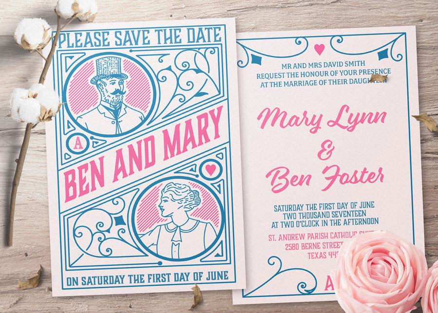 Wedding Invitation Layout