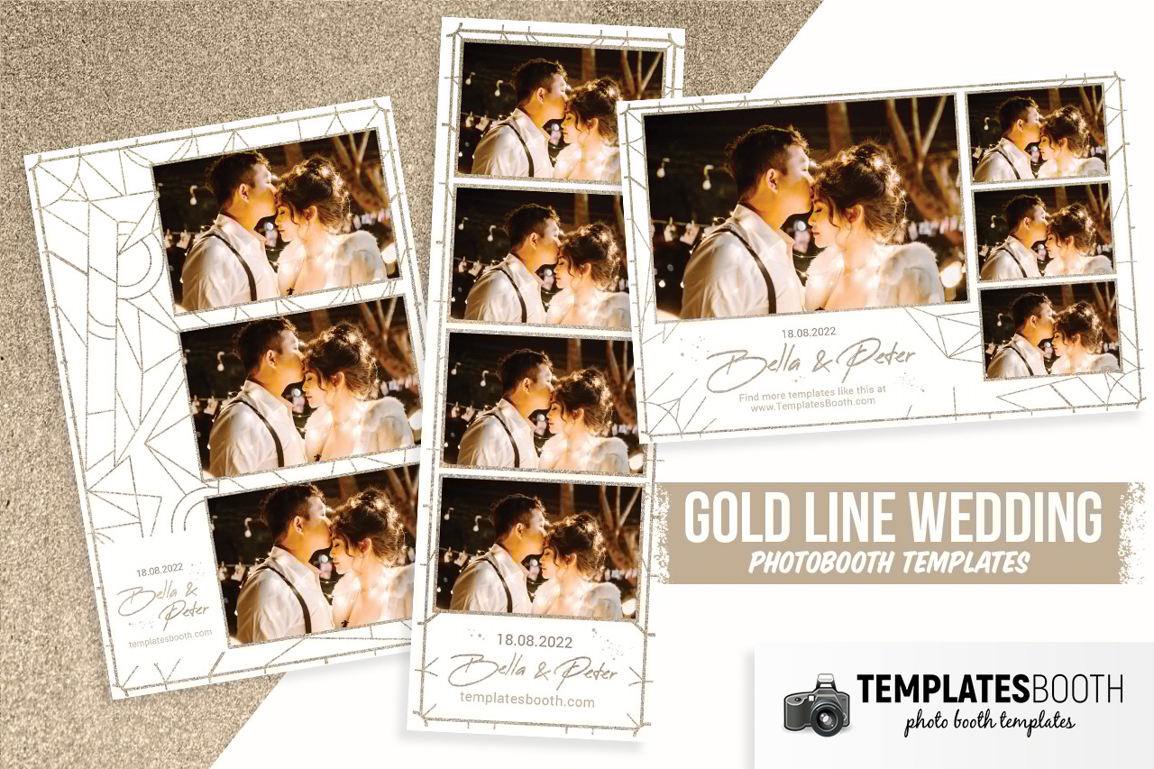 Gold Line DSLR Booth Template