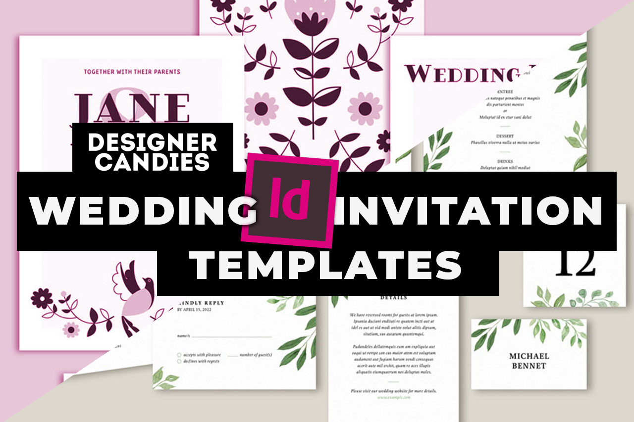 15+ Best InDesign Wedding Invitation Templates